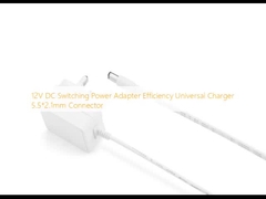 12V DC Switching Power Adapter ประสิทธิภาพ ชาร์จสากล 5.5*2.1 มม.